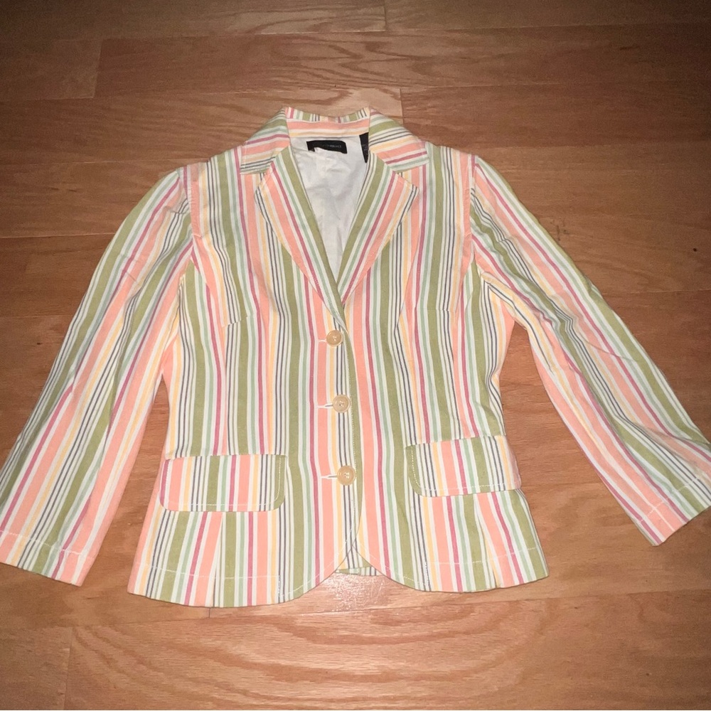 Context Pastel Striped Women's Blazer